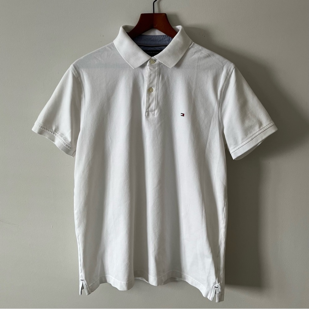 Tommy Hilfiger Men’s Classic White Polo Shirt